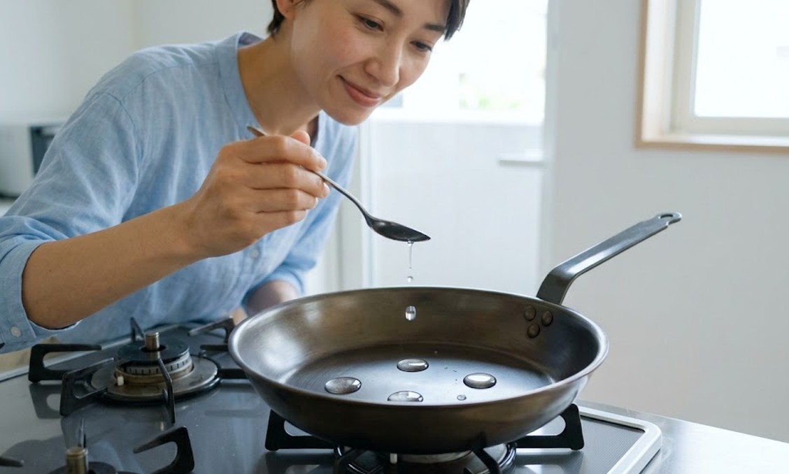 焦げ付きやくっつく現象を防ぐ正しい予熱のやり方