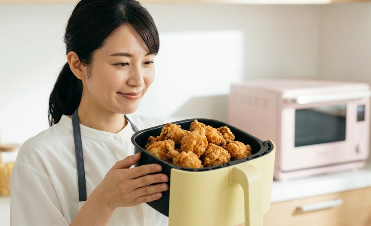 揚げ物のサクサク感と食材のジューシーさ