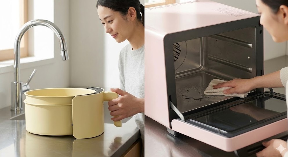 毎日の片付けを左右するメンテナンス性