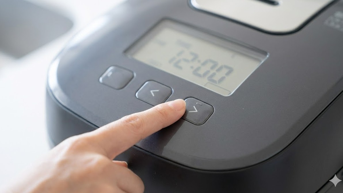 正確な時計合わせと報知音の切り替え手順