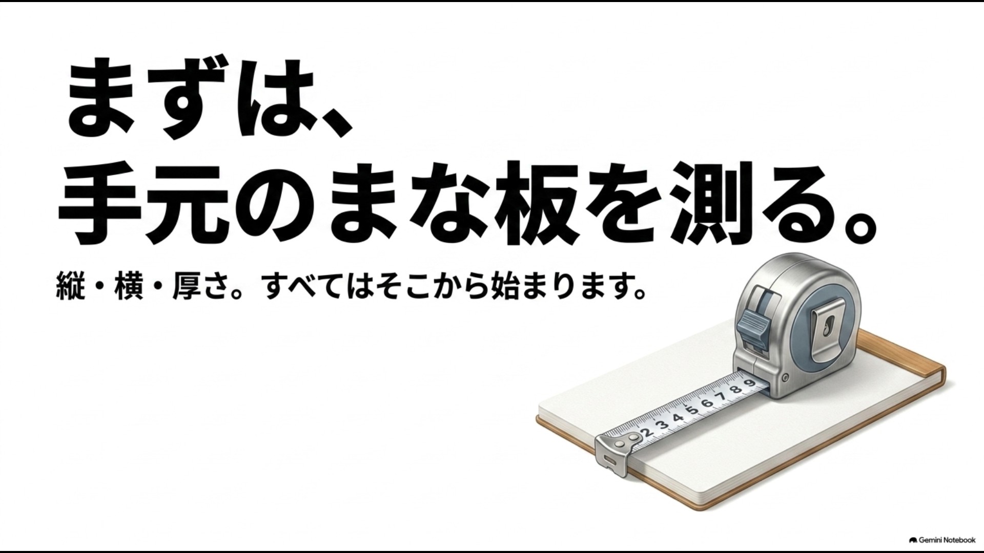 まな板の縦・横・厚さを測ることから始める失敗しない選び方のまとめスライド