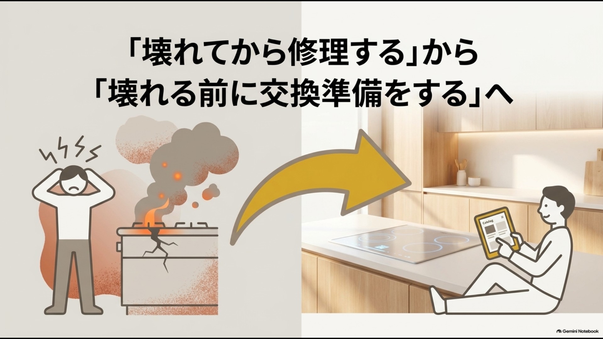 IHが故障してからではなく壊れる前から交換候補を探す考え方